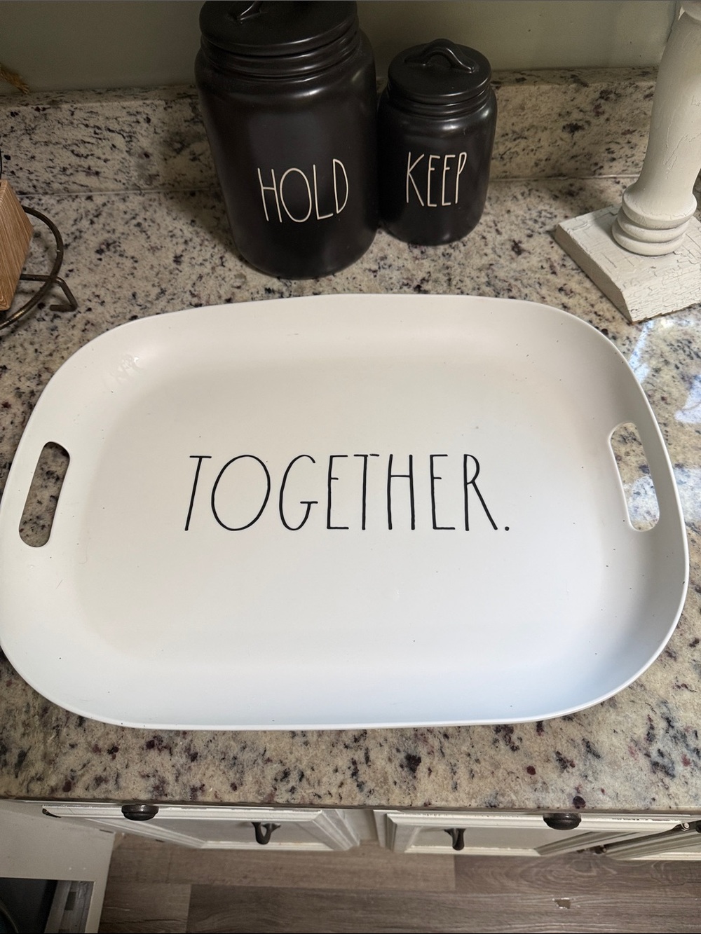 Rae Dunn serving tray. 19x14